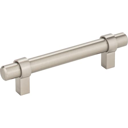 Jeffrey Alexander 96 mm Center-to-Center Satin Nickel Key Grande Cabinet Bar Pull 596SN